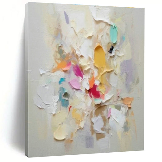 Colorful Thick - Paint Abstract Art for Bohemian Living Room & Art Studio Lounge DLZ0980