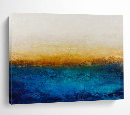 Gradient Color Abstract Art: Create a Relaxing Balcony Oasis DLZ2391