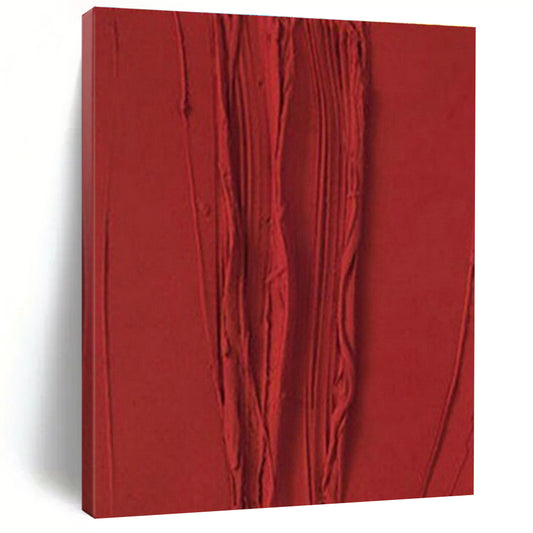 Red Textured Abstract Art for Modern Restaurant & Bold Home Office DLZ1973