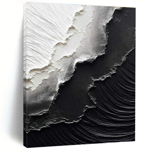 Black and White Texture Art for Monochrome Bedroom & Art - Themed Library DLZ2175