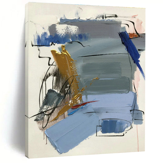 Luxury Abstract Art for High - End Boutique & Chic Hotel Lobby DLZ0815