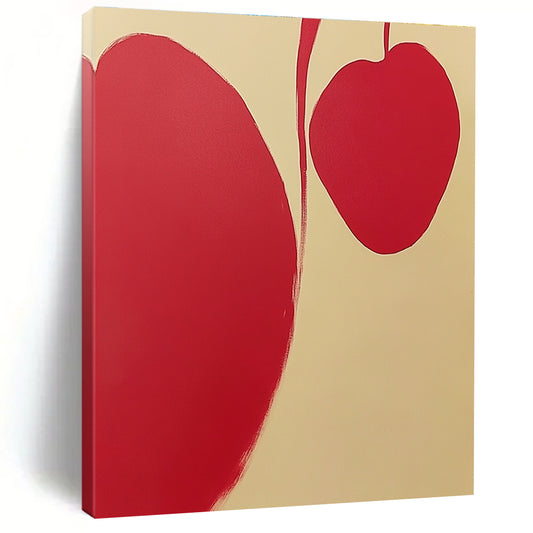 Red Organic Shapes for Modern Nursery & Art - Loving Studio STSC1105