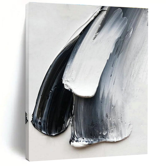 Gray - White Textured Form Art for Creative Agency & Artistic Boutique DLZ2376