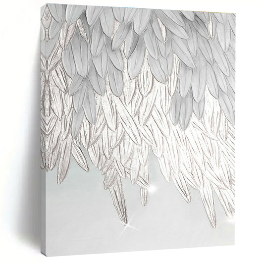 White Feather 3D Art for Bridal Salon & Angel - Themed Nursery DLZ0667