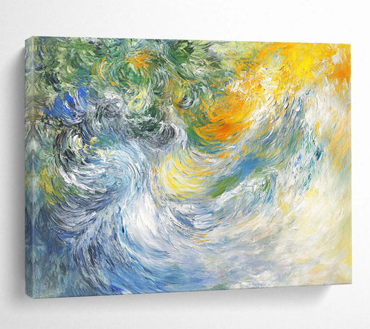 Colorful Ocean Waves Art for Surf Shop & Art - Lovers’ Café SC414