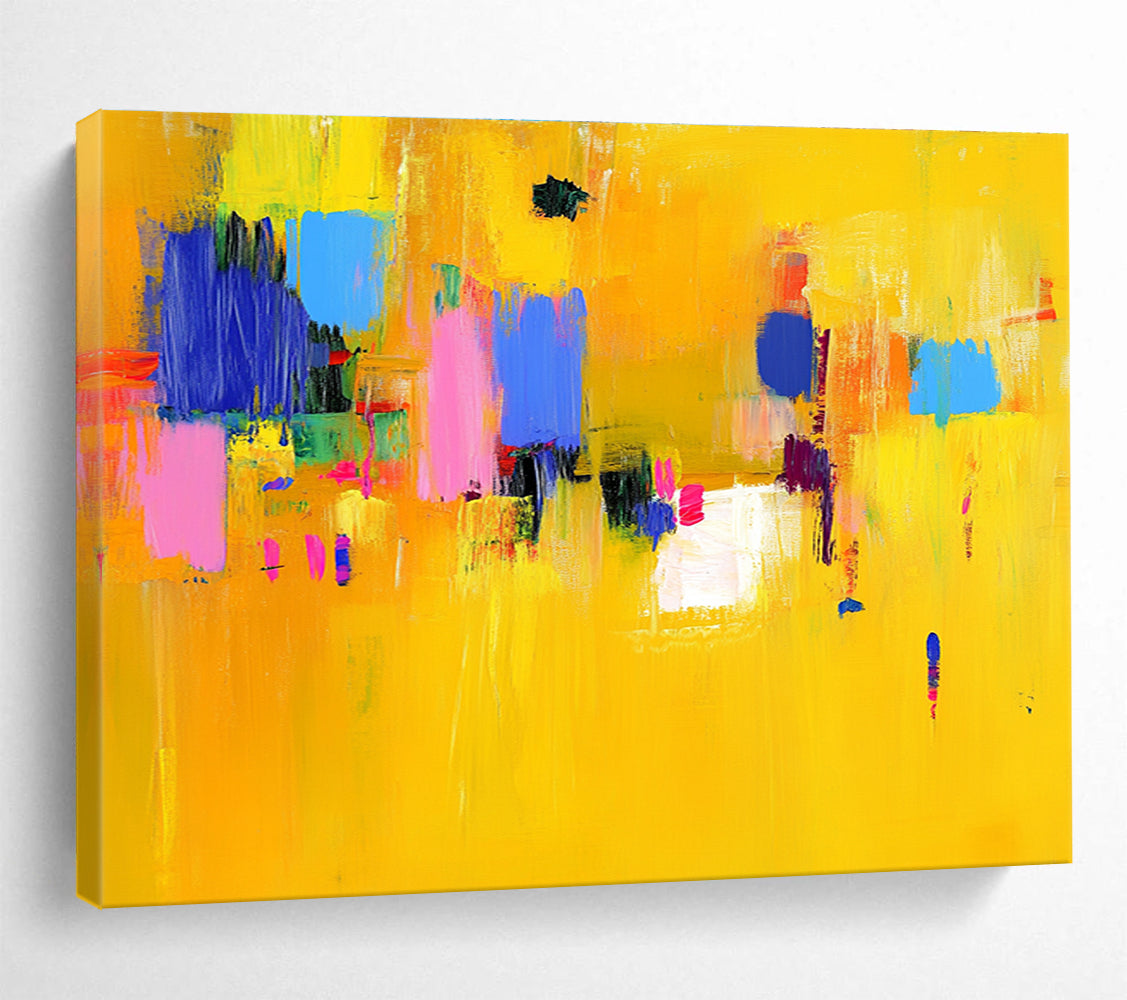 Colorful Block Abstract Art for Playful Nursery & Artistic Community Center SC147