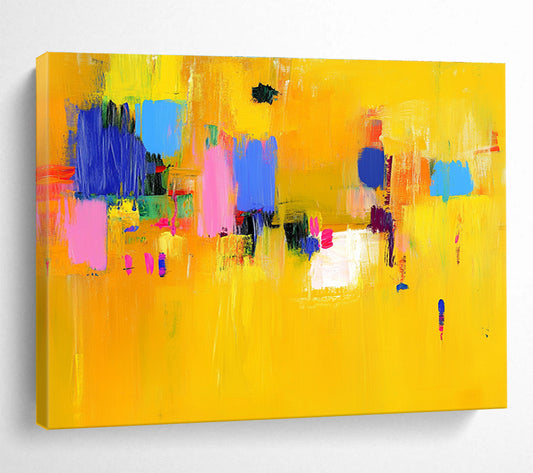 Colorful Block Abstract Art for Playful Nursery & Artistic Community Center SC147