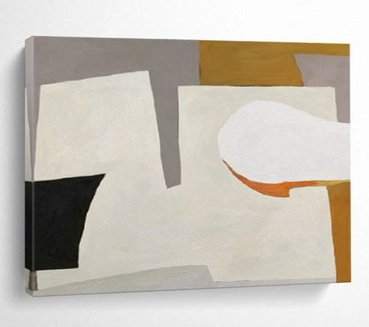 Minimalist Color - Block Abstract Art for Minimalist Home Office DLZ2961