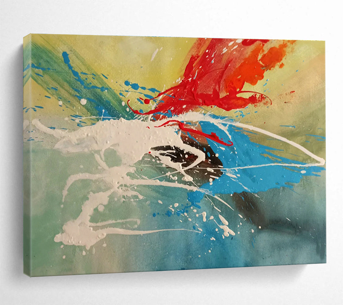 Color Splash Abstract Art for Creative Agency Breakout Zones DLZ3227