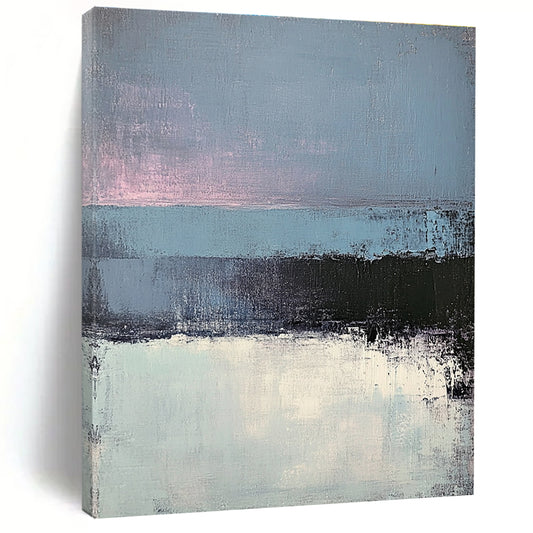 Minimalist Blue and Purple Abstract for Modern Lounge & Art - Centric Office STSC347