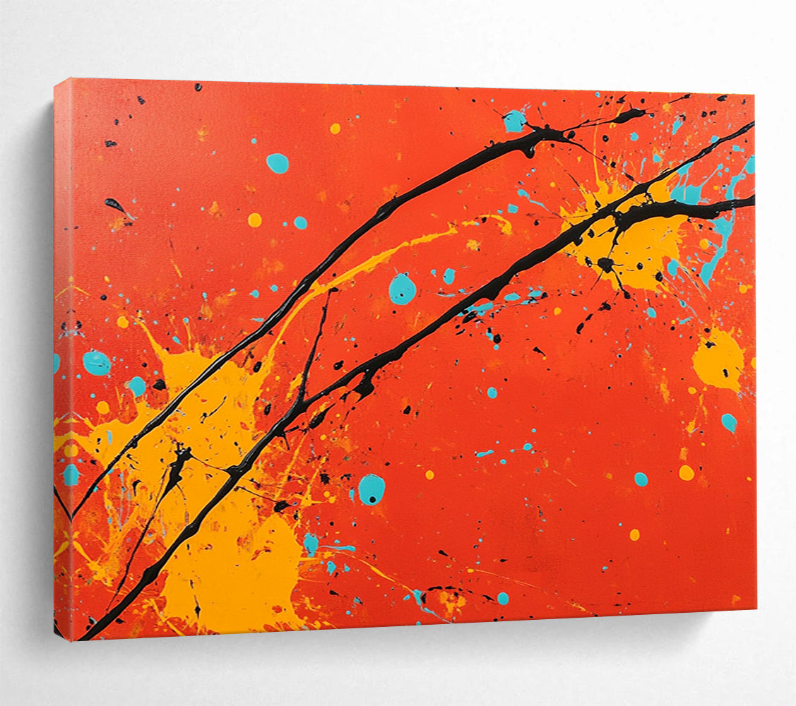 Figurative Abstract Art: Enhance Wellness Center & Contemporary Gallery Vibes SC531