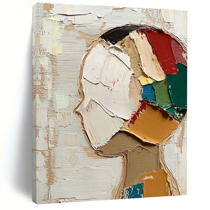 Abstract Head Composition for Modern Art Gallery & Creative Workplace STSC197