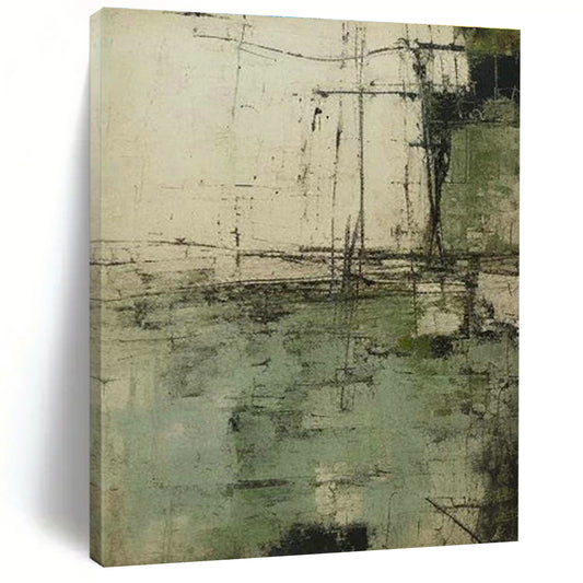 Textured Landscape Abstract Art for Bohemian Home Studios DLZ0260
