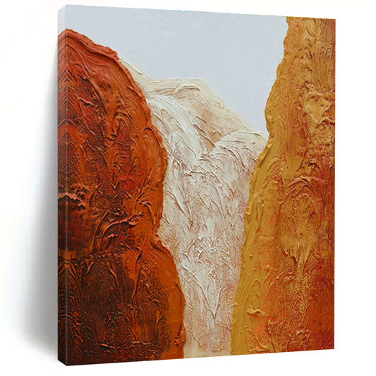 Colorful Mountain - Inspired Abstract Art for Adventure Lodge & Outdoor Enthusiast’s Home DLZ1217