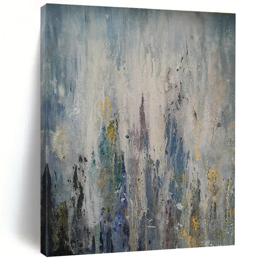 Rainy Gold - Sparkle Abstract for Art Deco - Inspired Bar & Luxe Hotel Lobby DLZ0884