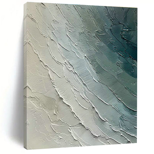 Blue - Gray Textured Art for Modern Office Conference Rooms DLZ0121