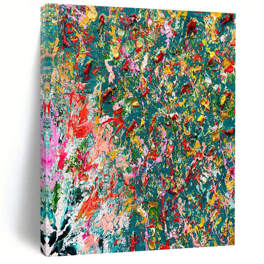 Vibrant Color Splash Art for Creative Studio & Modern Café DLZ2382