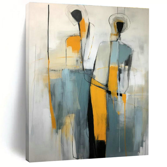 Abstract Figure Art for Contemporary Home Hallways DLZ0285