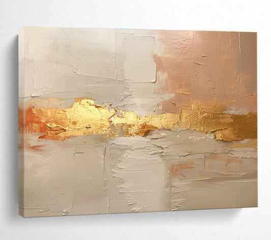 Pink - Gold Abstract for Glamorous Dressing Room DLZ3001