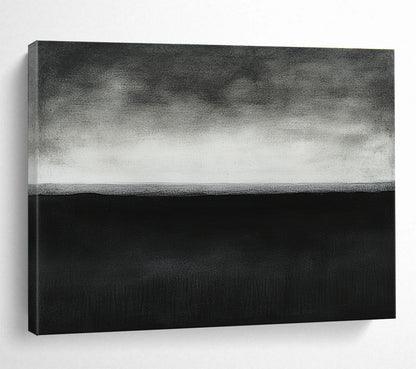 Monochrome Horizon Art for Minimalist Living Room & Art Gallery SC500