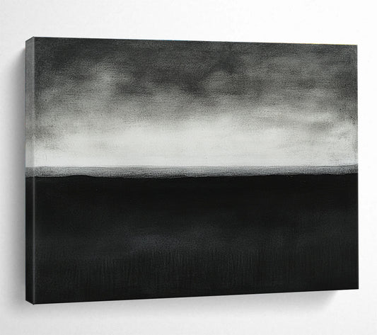 Monochrome Horizon Art for Minimalist Living Room & Art Gallery SC500