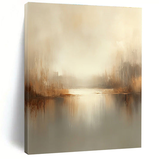 Misty River Landscape for Study & Library STSC102