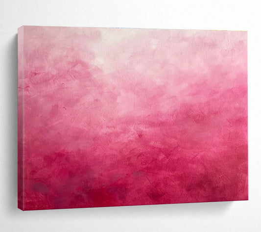 Pink Gradient Abstract Art for Romantic Bedroom Accents DLZ2656