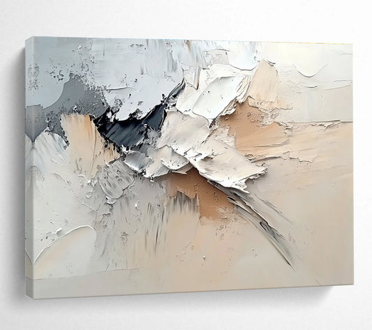 3D White Abstract Art for Modern Art Museum & Minimalist Corporate Office SC135