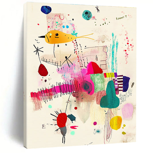 Whimsical Creature Art for Eclectic Home Library & Art Gallery Corner STSC1235