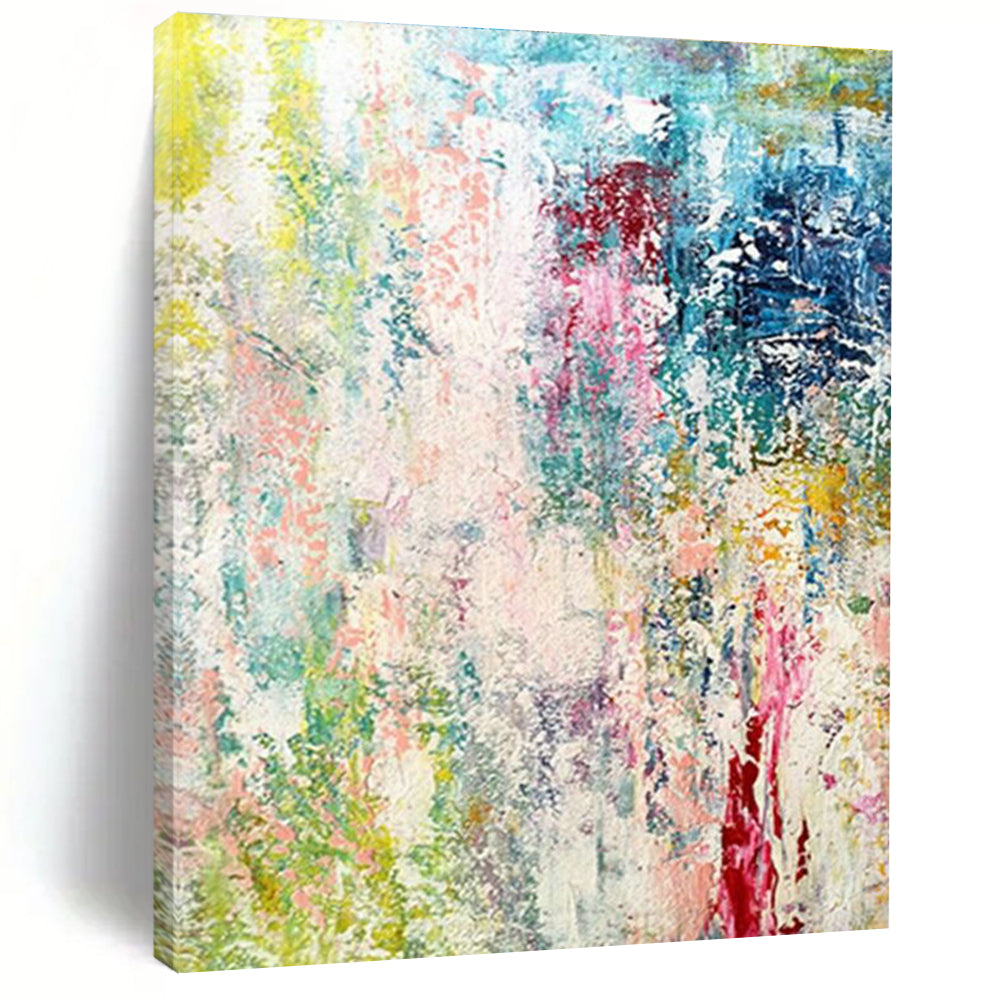Colorful Pointillism Abstract Art for Art Gallery Exhibition Spaces DLZ0042