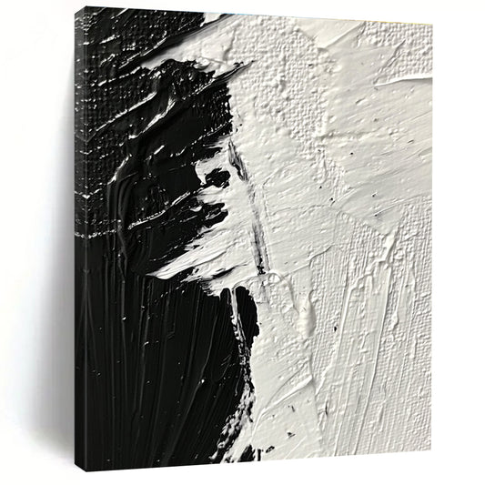 Black and White Textured Strokes for Industrial - Style Café & Modern Home Study STSC1282