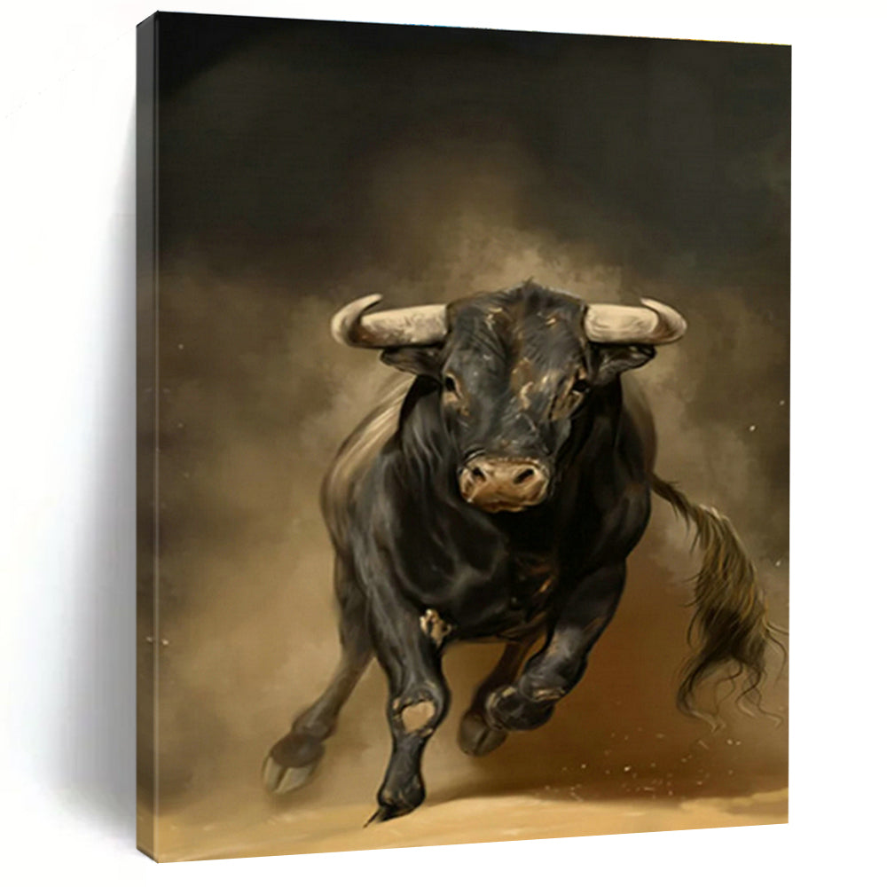 Charging Bull Art for Sports Bar & Rodeo - Themed Restaurant DLZ1416