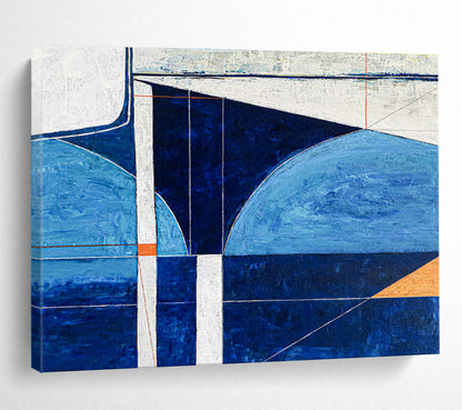 Geometric Line Abstract Art for Modern Office Reception DLZ2924