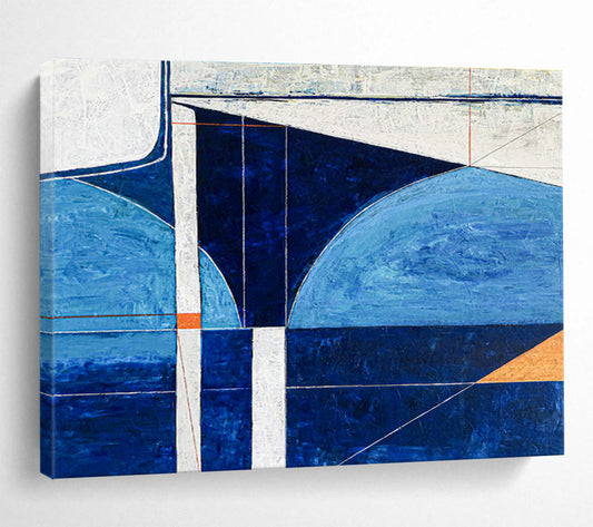 Geometric Line Abstract Art for Modern Office Reception DLZ2924