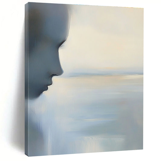 Profile by the Sea for Minimalist Bedroom & Art - Loving Library STSC883