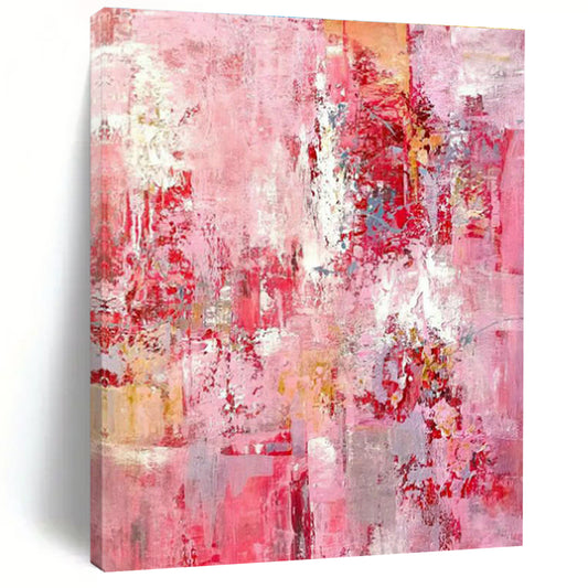 Pink Abstract Art for Bedroom & Entryway DLZ0314