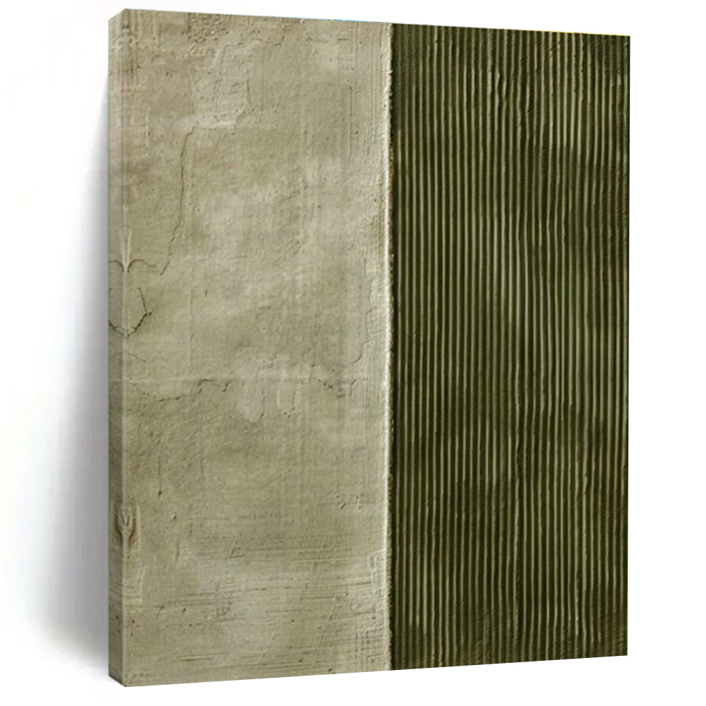 Green - Gray Divided Art for Bedroom & Hallway DLZ0331