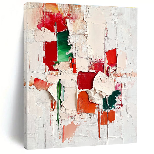 Textured Color Block Abstract for Contemporary Art Space & Eclectic Home STSC327