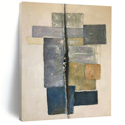 Geometric Color - Block Art for Modern Office Lobby & Design Studio DLZ1048