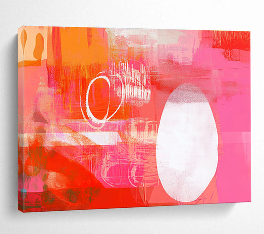 Dynamic Red Art: Ignite Creative Studio & Modern Office SC542