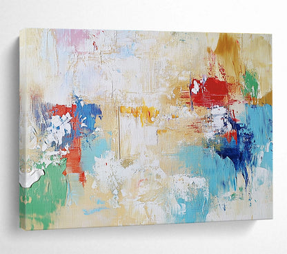 Neutral Color Abstract Art for Minimalist Living Room & Modern Office Lounge SC217