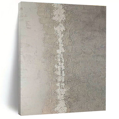 Gray - White Textured Art for Art Gallery Corridor & Minimalist Bedroom DLZ1884