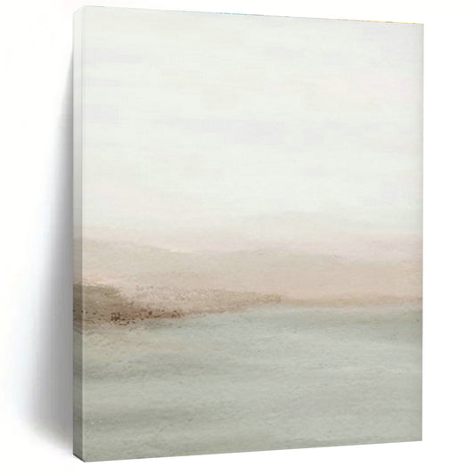 Minimalist Waterfront Art for Neutral - Toned Living Room & Artistic Beach House DLZ0726