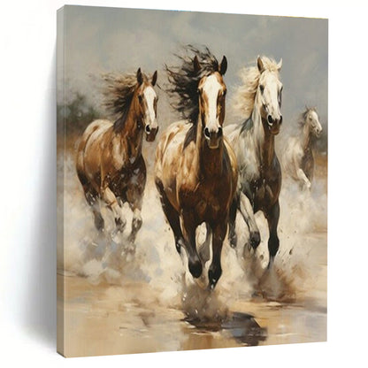 Galloping Horses Art for Equestrian - Inspired Living Room & Adventure - Lover’s Den DLZ1544