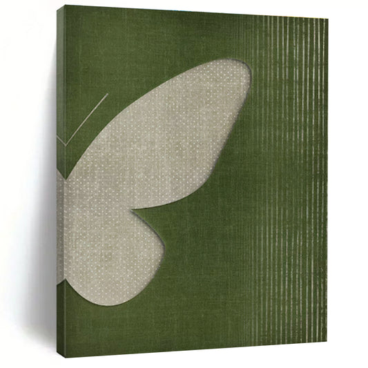 Minimalist Butterfly Art for Japandi Bedroom & Minimalist Retail Display DLZ1377