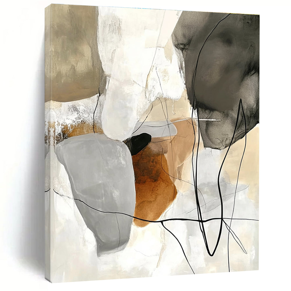 Abstract with Black Lines for Creative Agency & Modern Art Studio STSC798