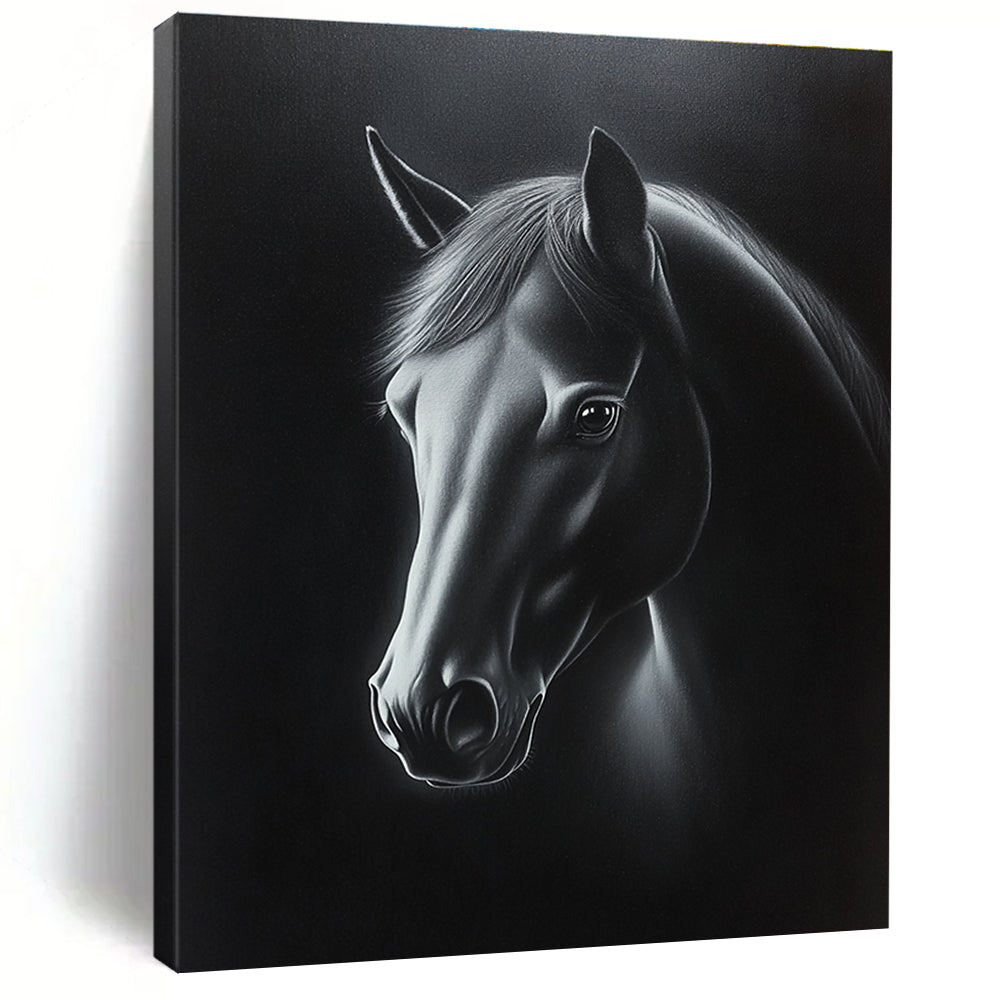 Realistic Horse Portrait for Equestrian Clubhouse & Luxury Home Study STSC1076