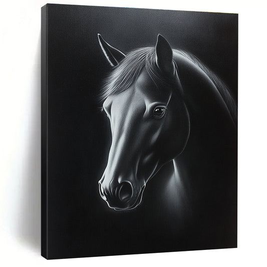 Realistic Horse Portrait for Equestrian Clubhouse & Luxury Home Study STSC1076