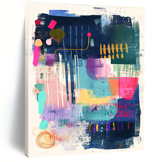 Modern Abstract Shapes for Urban Loft Living Room & Avant - Garde Art Gallery STSC967