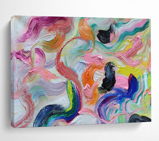 Colorful Fluid Abstract Art for Modern Art Gallery Pop - Up Shows DLZ2676